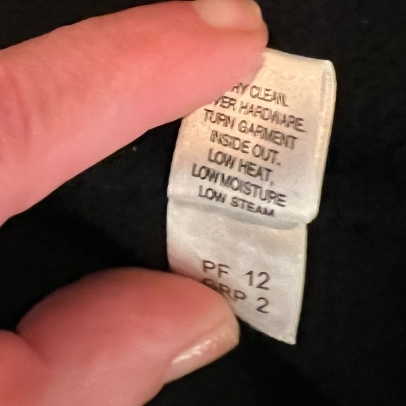 St John Sewn by Hand Wool Car Coat Black Large - Picture 5 of 9